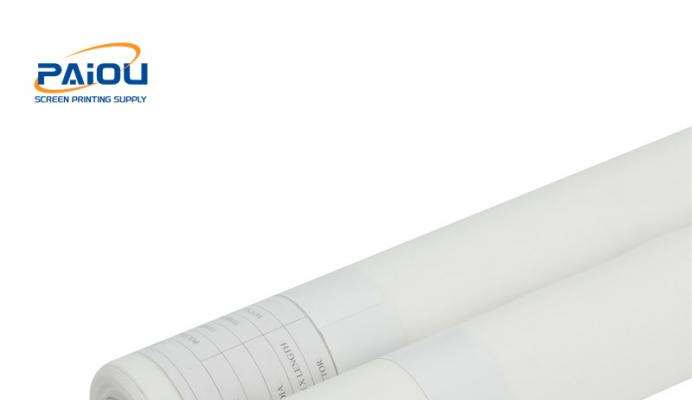 What is the difference between the elongation of nylon and polyester screen prin