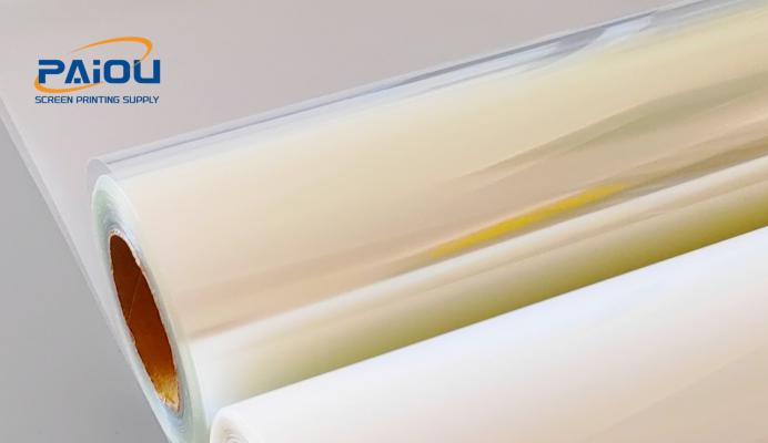 How does inkjet printing on PET transparent film compare to traditional printing