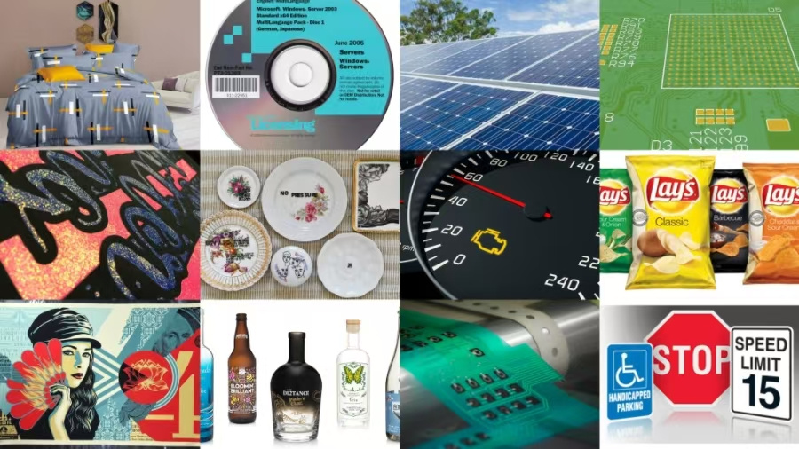 What are the main application of field of the screen printing?